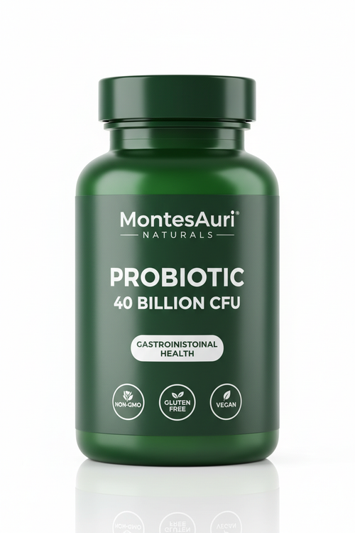 MontesAuri Naturals Probiotic 40 Billion CFU - Premium Gut Health Supplement
